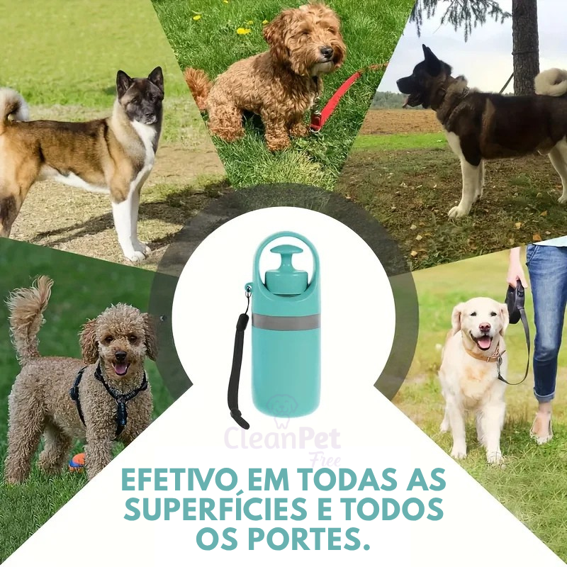 Coletor de Fezes Portátil Higiênico 3 em 1 para Passeios com Pets - CleanPick™