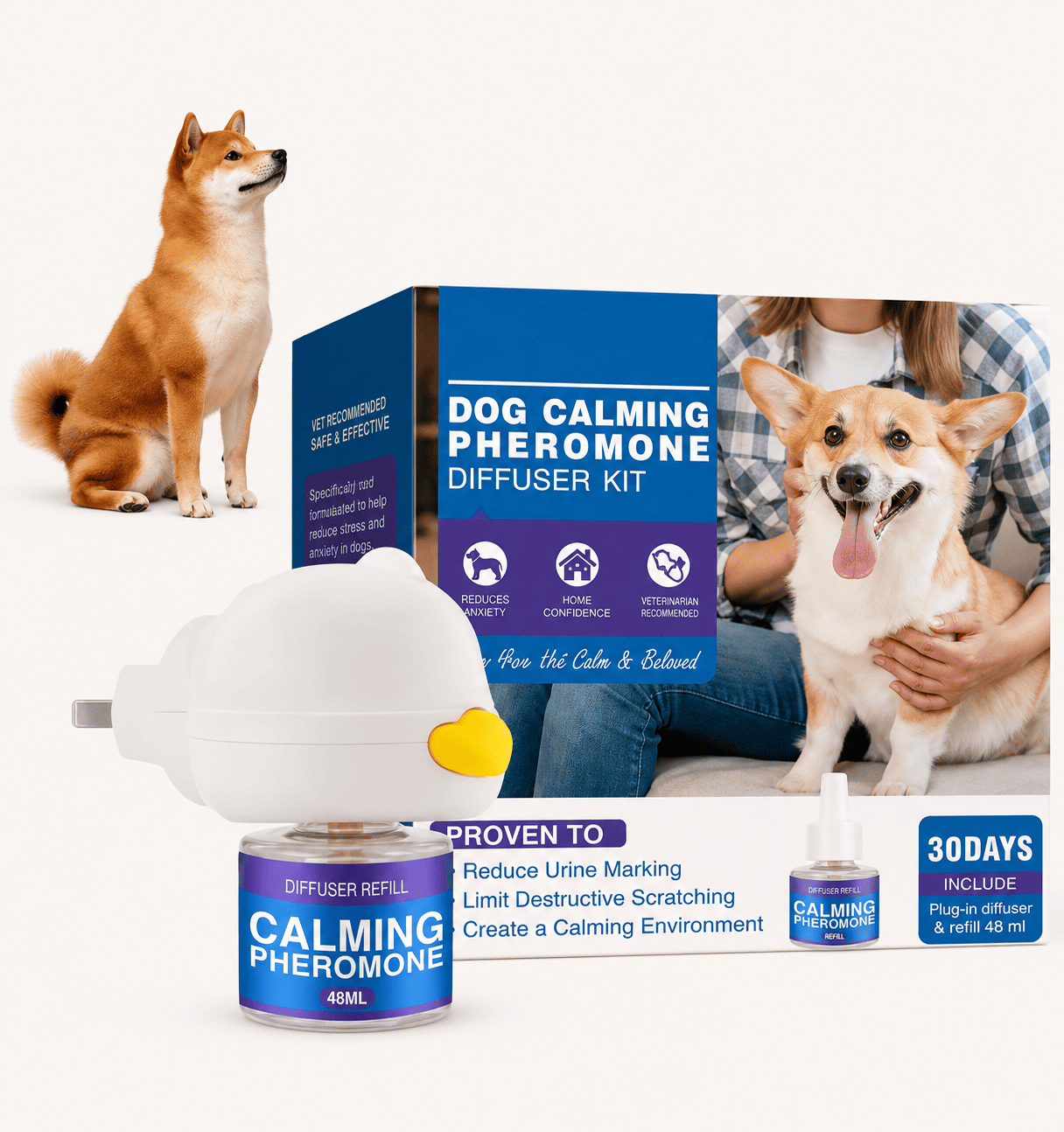 Difusor Calmante para Pets – Reduz Ansiedade e Estresse