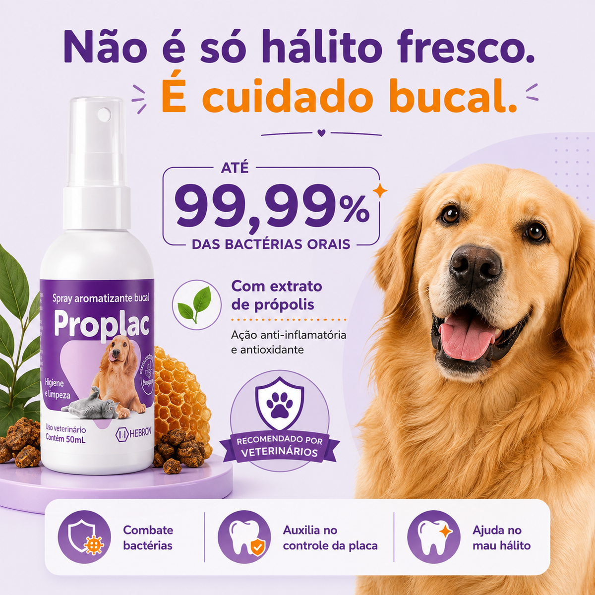 Spray de Limpeza Bucal - Anti Tártaro e Mau Hálito