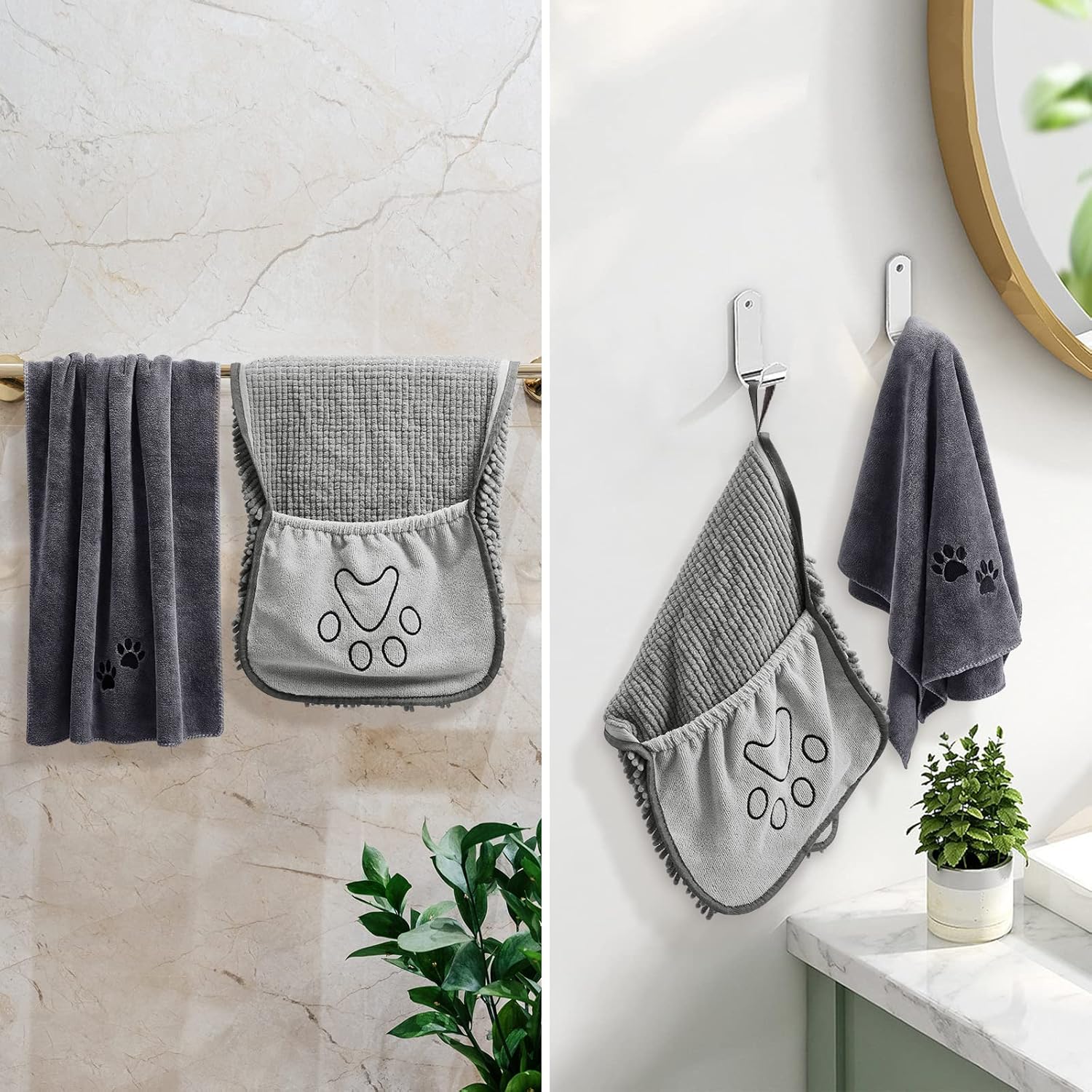 Toalha de Banho para Pets – Secagem Rápida, macia e de Alta Absorção