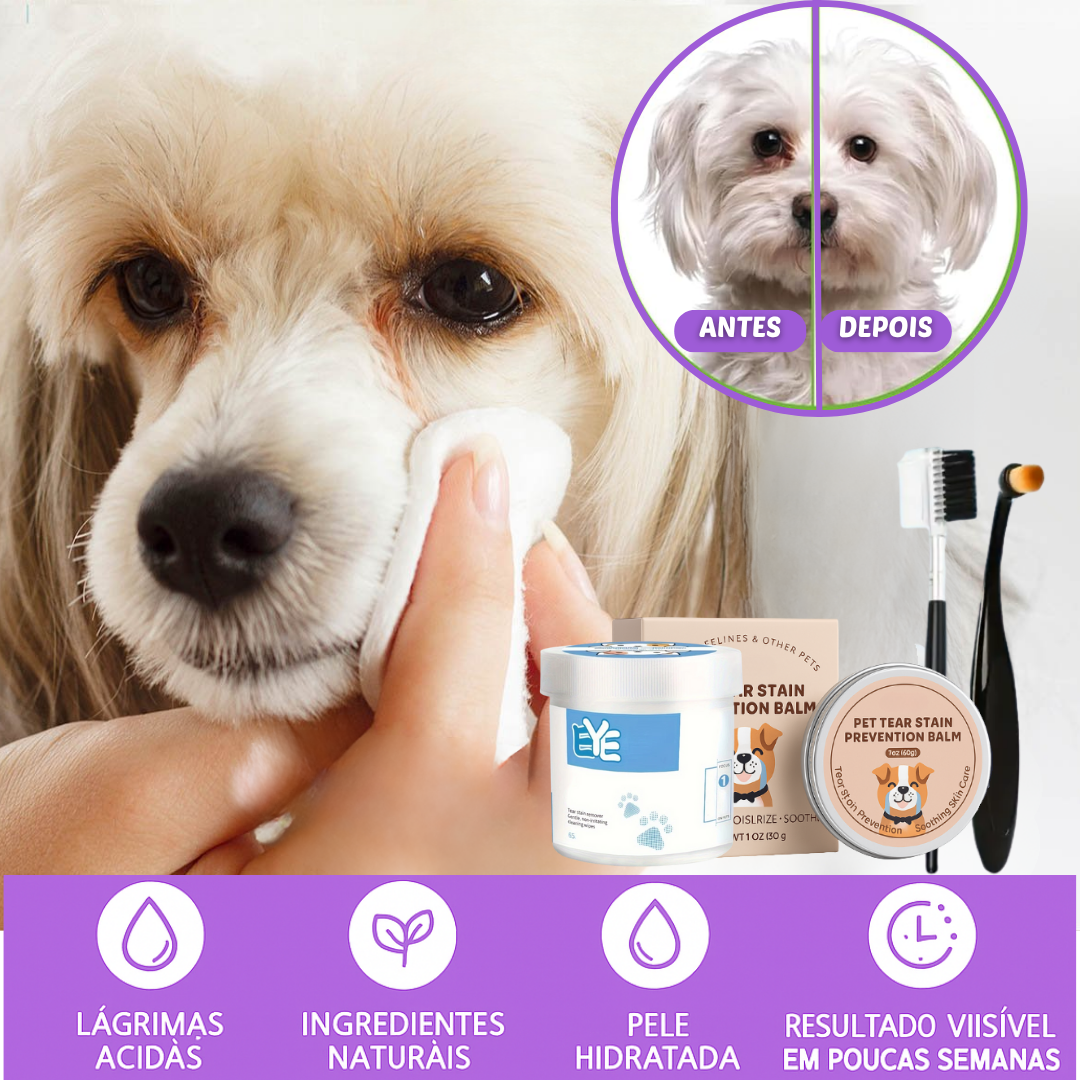 Kit Fim da Lágrima Ácida – Limpeza Profunda, Hidratação Suave e Prevenção Eficaz