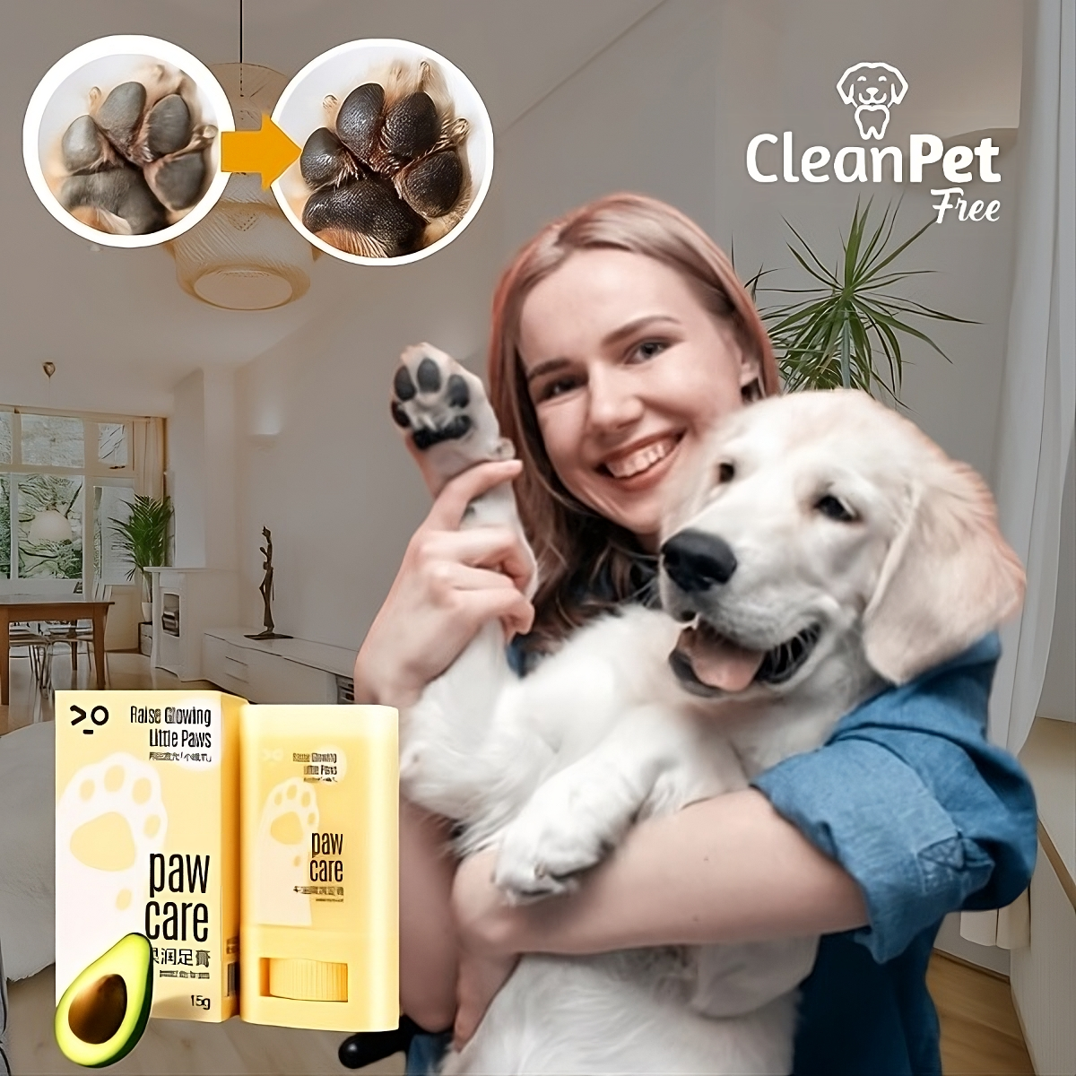 Bálsamo Natural Para Focinho e Patas Ressecadas: Hidratação Profunda e Proteção Para o Conforto do Seu Pet!