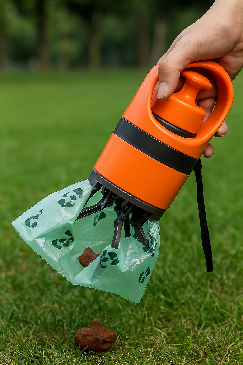 Coletor de Fezes Portátil Higiênico 3 em 1 para Passeios com Pets - CleanPick™