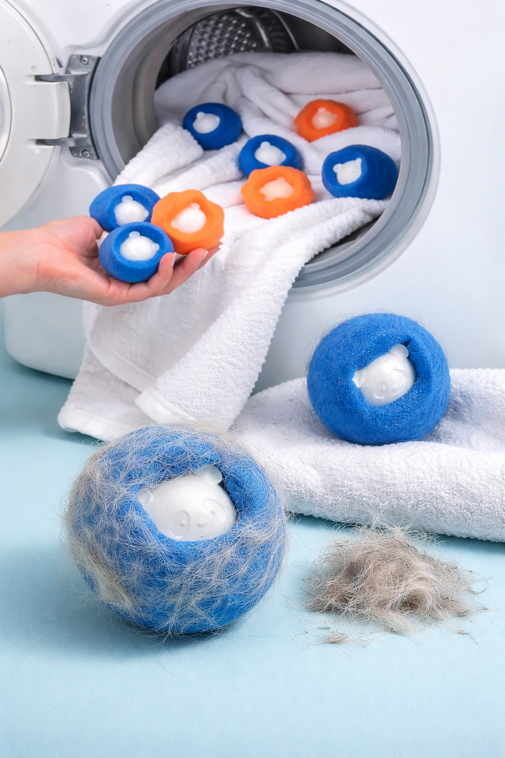 Removedor de Pelos Reutilizável - O fim dos pelos e o cuidado que sua máquina merece.