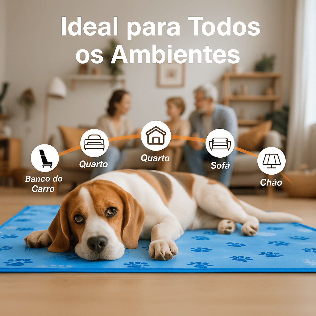 IcePet™ – Tapete Gelado que Mantém Seu Pet Sempre Fresco livre de hipertermia