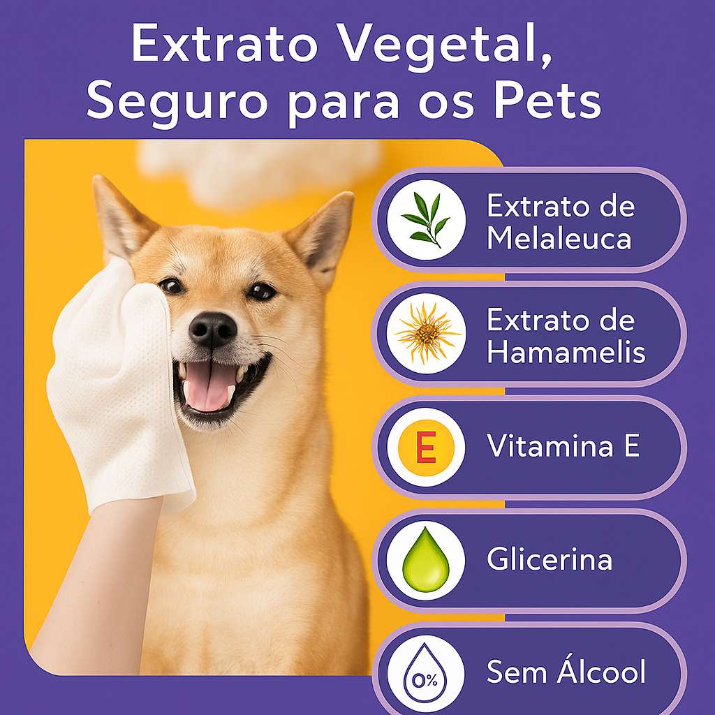 Luvas Umedecidas de Banho à Seco – Limpeza rápida e prática