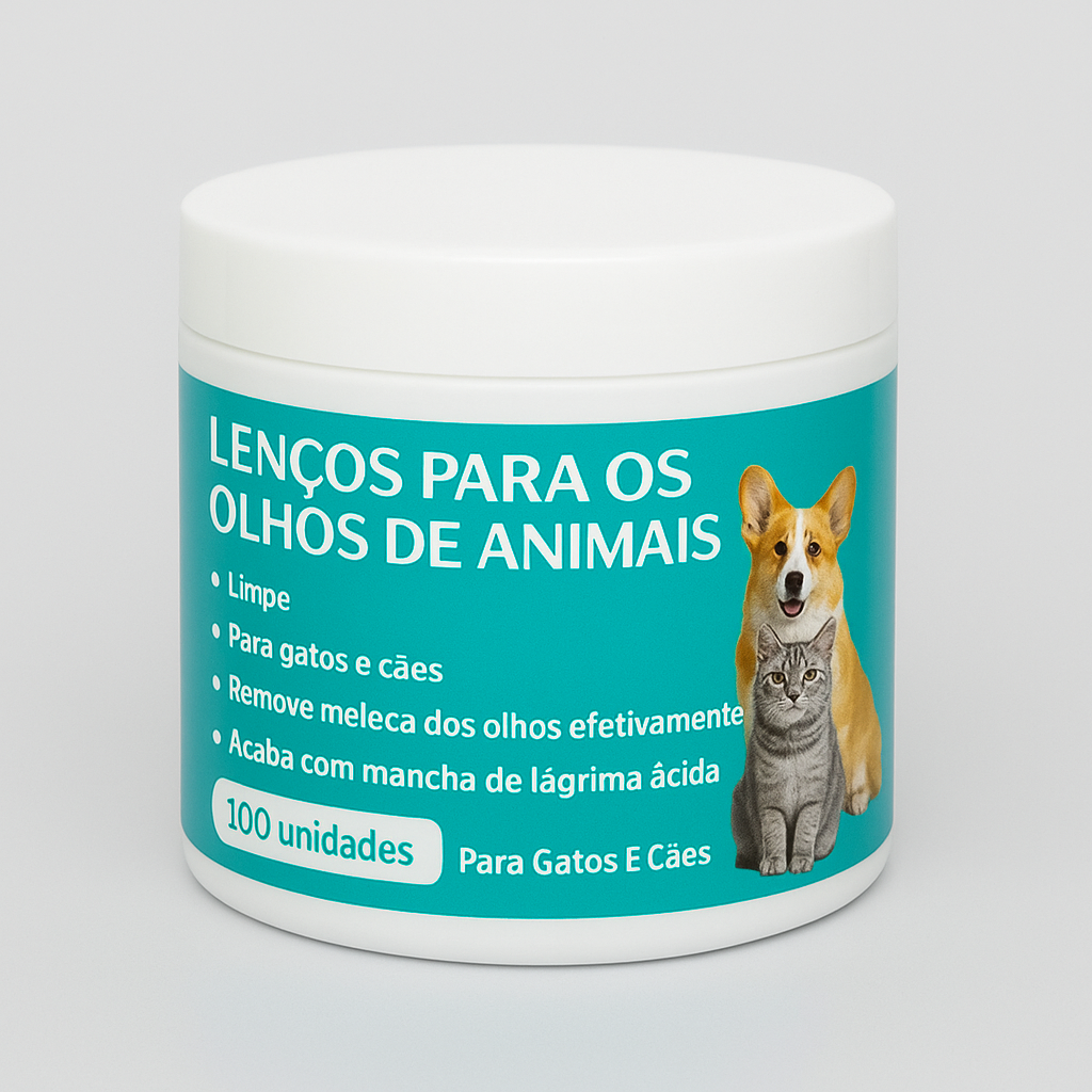 Lenço para limpeza de lagrima acida - Limpeza rápida e conveniente