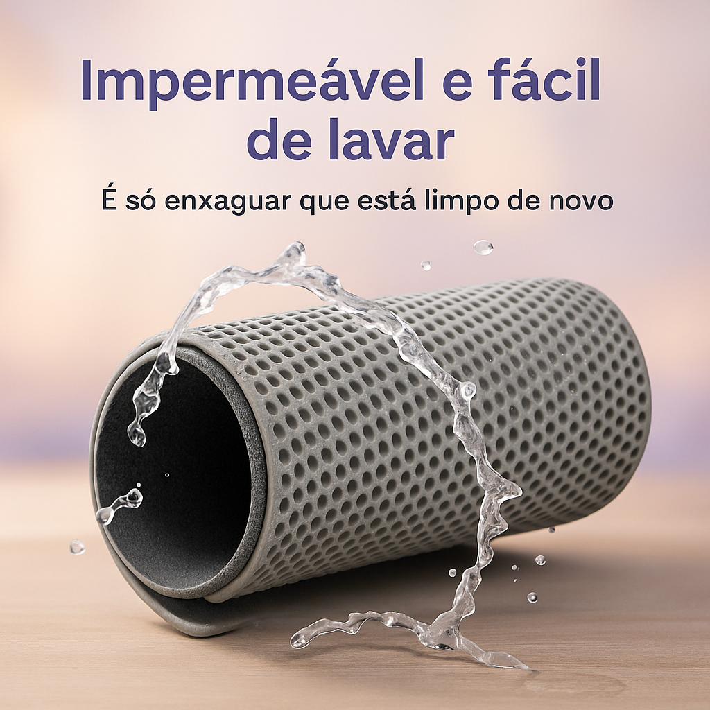Tapete CleanStep™ – Proteção Elegante para a Área de Higiene do Seu Gato