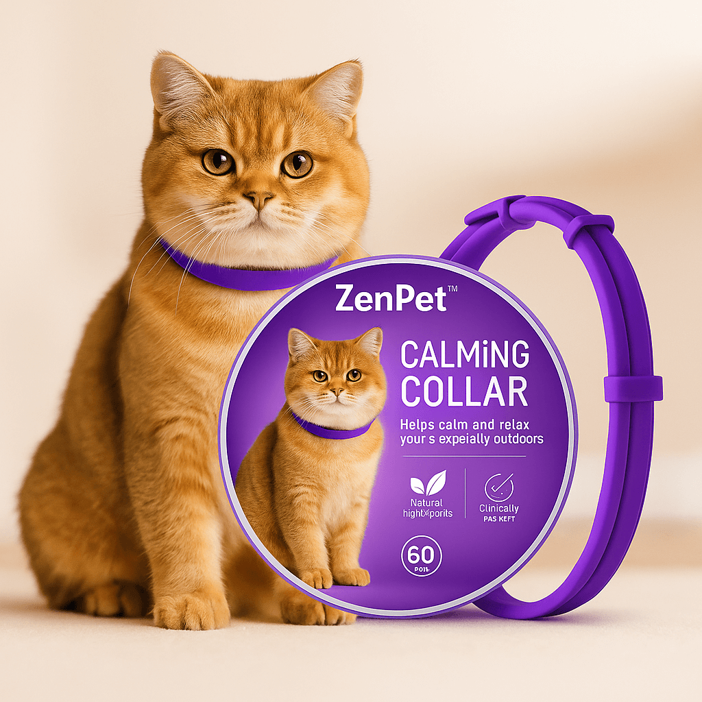 Coleira Calmante ZenPet™  – Para Ansiedade e Estresse em Cães e Gatos