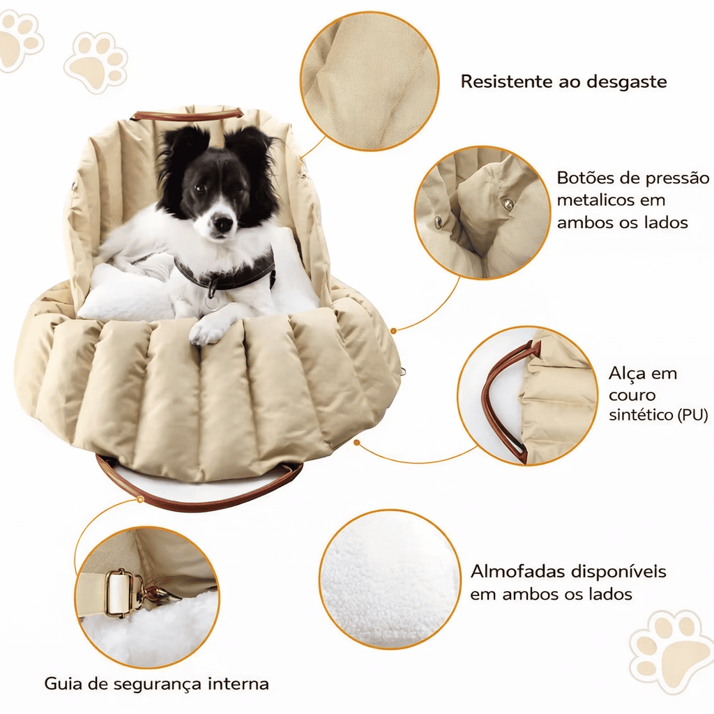 Bolsa de Transporte para Pets | Segurança e Estilo — Amour