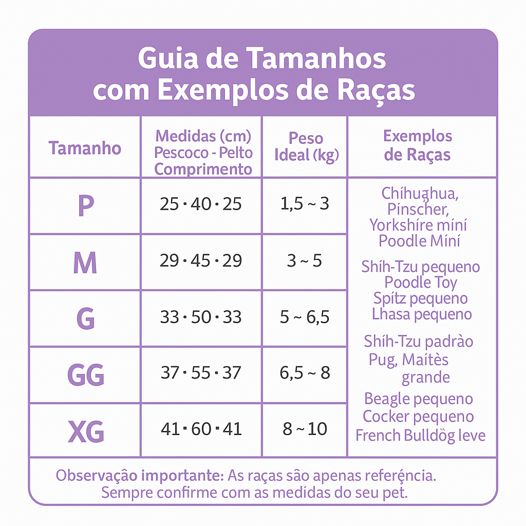 Roupinha anti sujeira com proteção para os pelos e patas