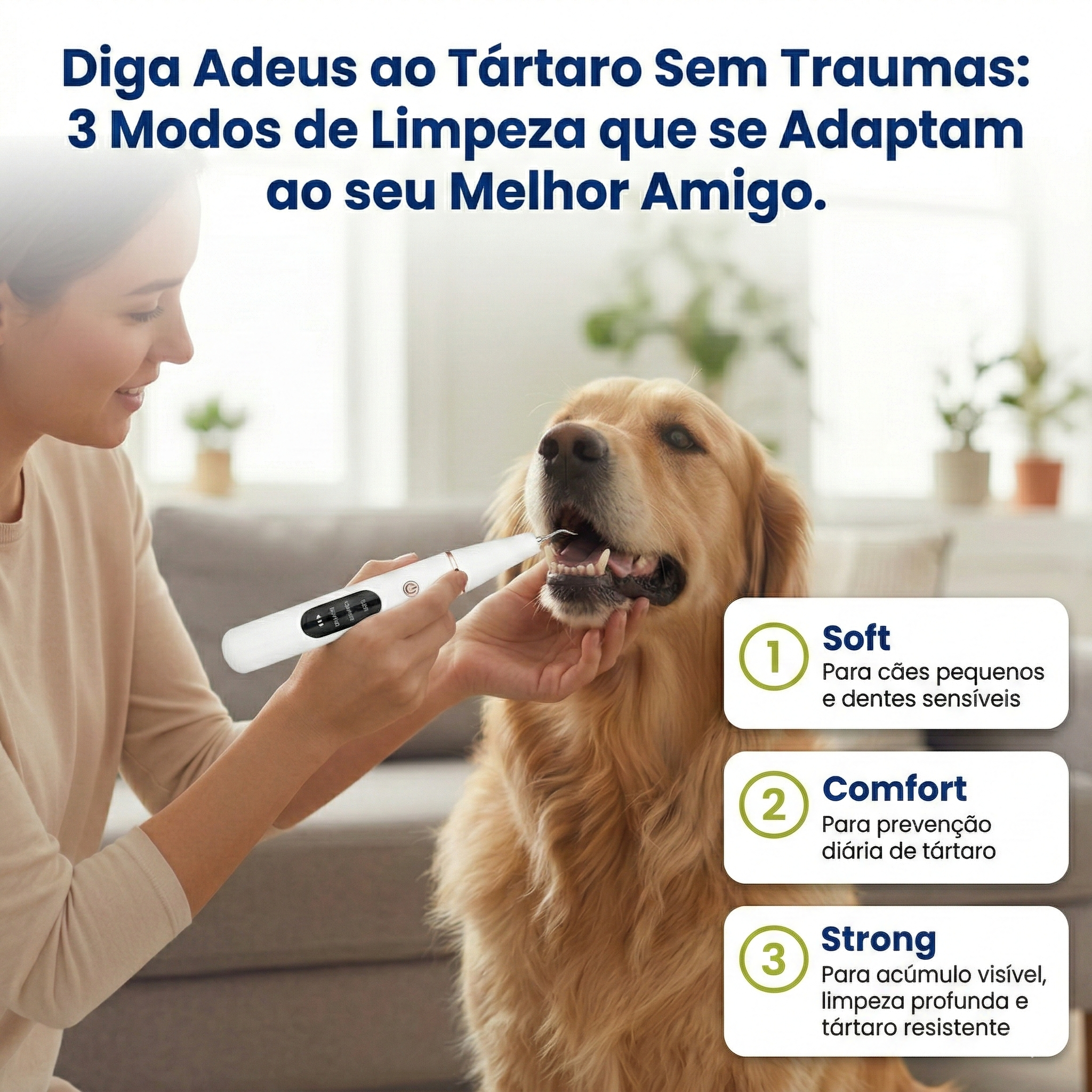 Ultrassônico Removedor de tártaro em cães e gatos - SmilePet™