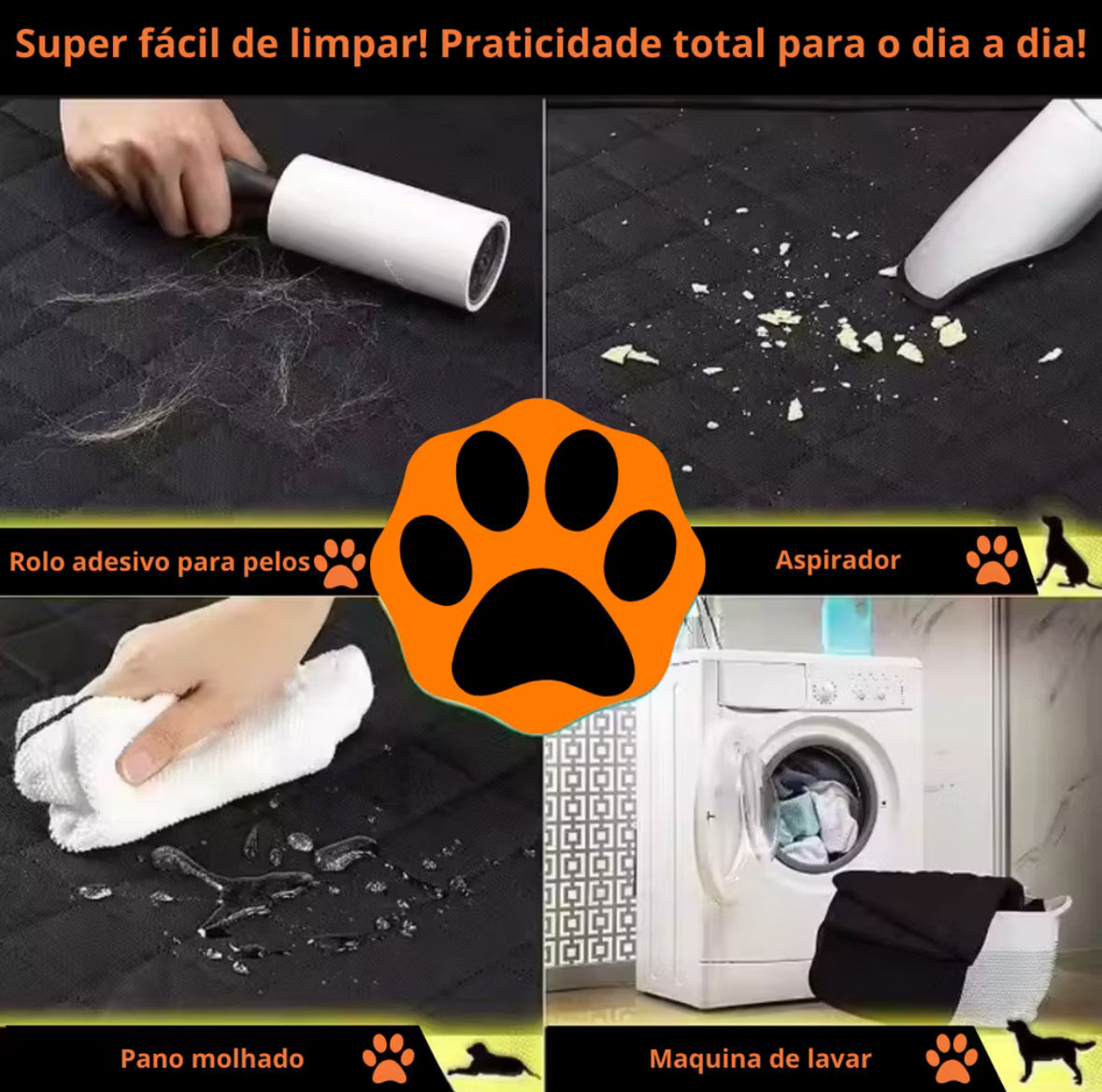 Capa de Assento de Carro para Cães PetShield™ - À prova d'água