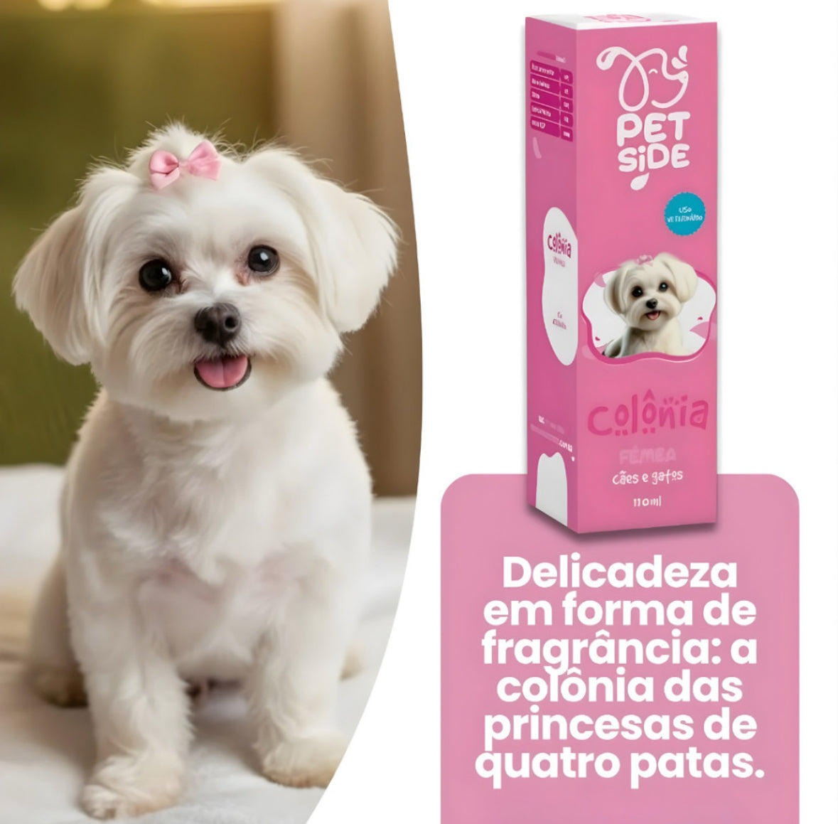Perfume Colônia para Cães e Gatos