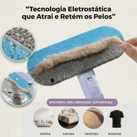 Removedor de pelos de pets 4 em 1 Multifuncional (Para camas, tapetes, sofás e roupas)
