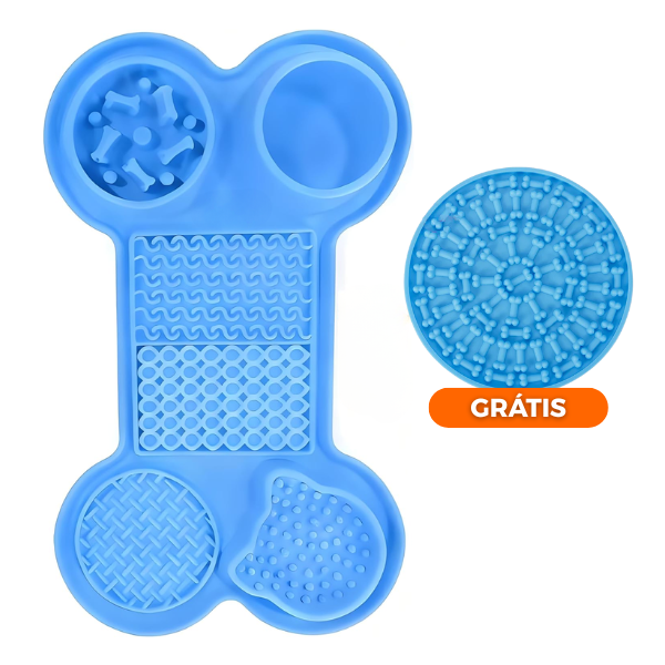 CalmiPet™ – Tapete interativo 6 em 1 para Calma e Estímulo Mental + (GRÁTIS  Lambedor vertical)