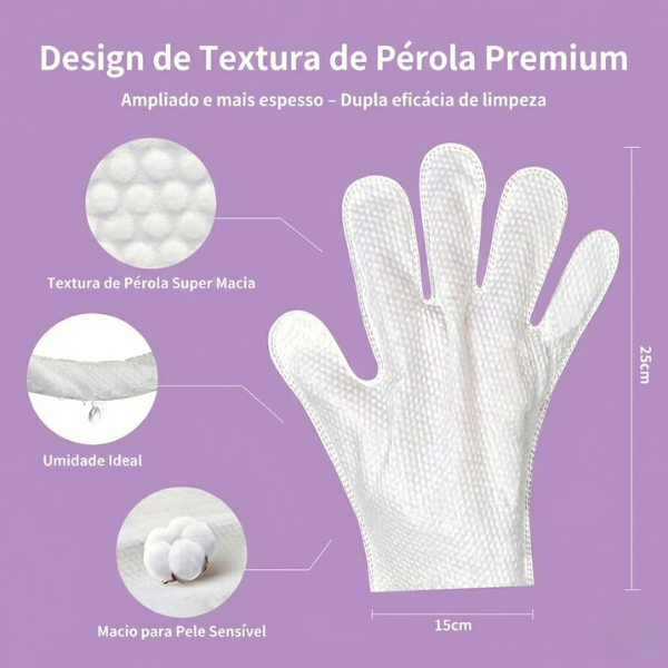 Luva Umedecida Pet Banho sem Água - Limpa, Hidrata e Protege - [Dobro de Pacotes Grátis]