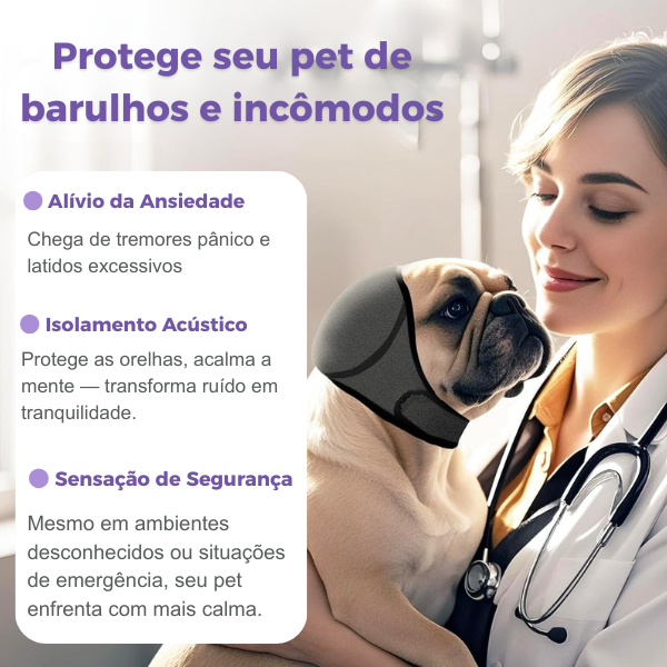SafePet™  - Protetor de ouvido antirruído para pets