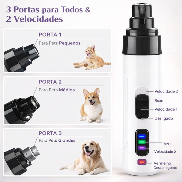 Lixador Profissional Pawfect ™ — Corte preciso Sem Dor, Sem causar Trauma