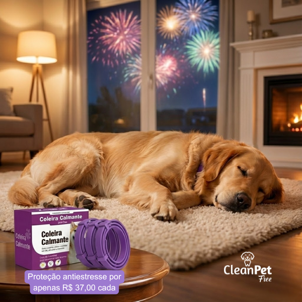 Coleira Calmante ZenPet™: Fim dos Tremores, Latidos Excessivos e Medo de Barulhos