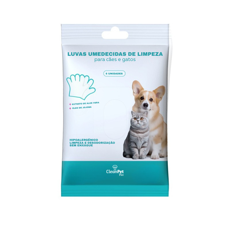 Luvas Umedecidas de Banho à Seco – Ideal para Dias Frios e Pós-Passeios
