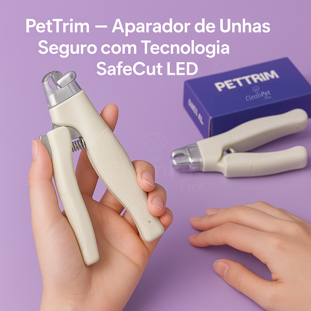 PetTrim™ – Corte Preciso e Seguro para Unhas de Pets