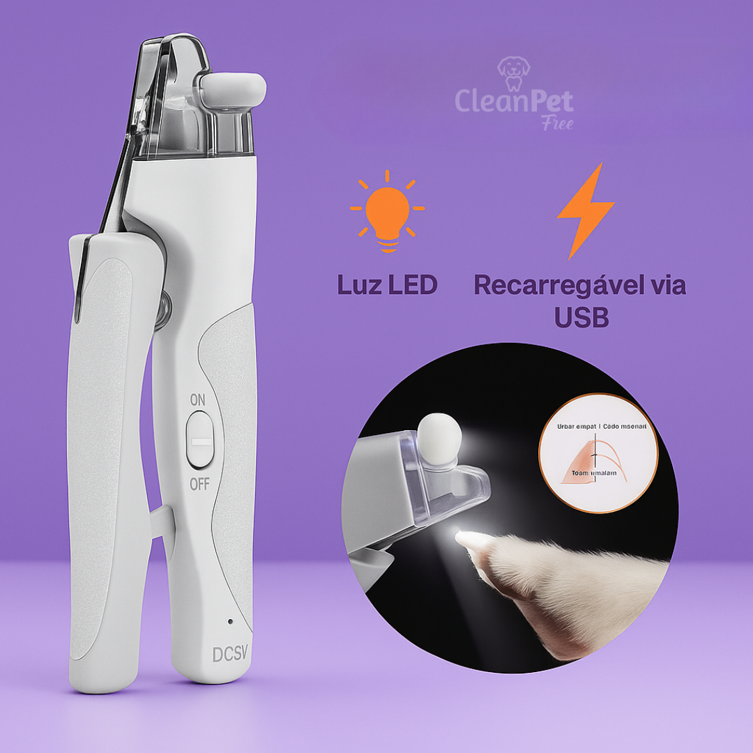 PetTrim™ – Corte Preciso e Seguro para Unhas de Pets