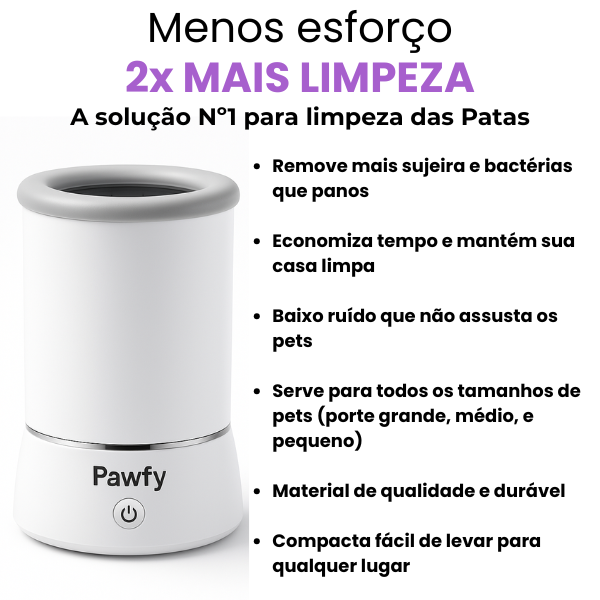 Pawfy™ - Limpeza Rápida, Sem Bagunça | A Solução contra Patas Sujas