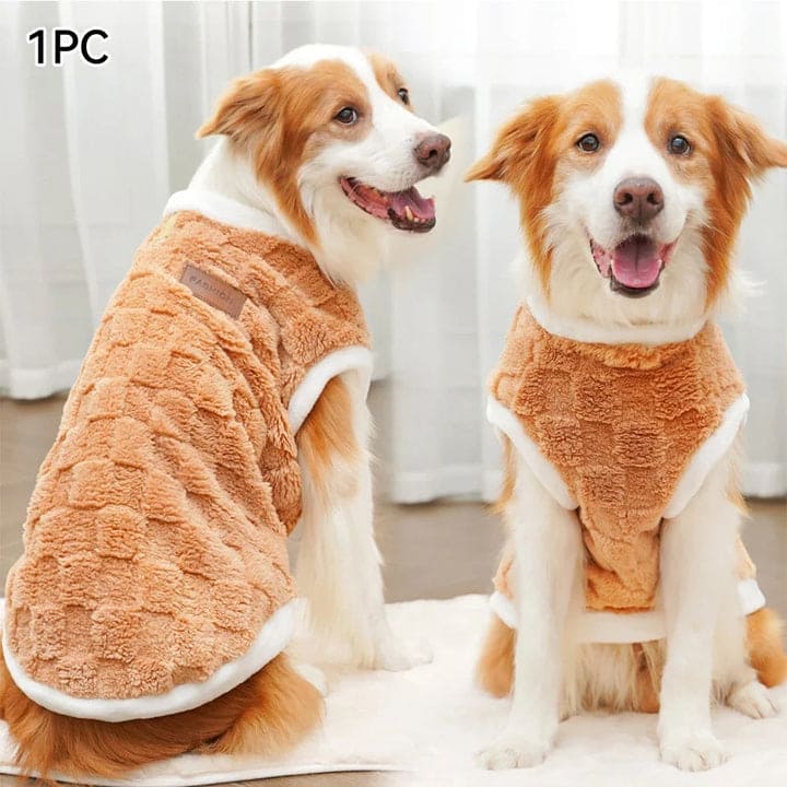 Colete de Pelúcia para Cães — Quentinho e Macio