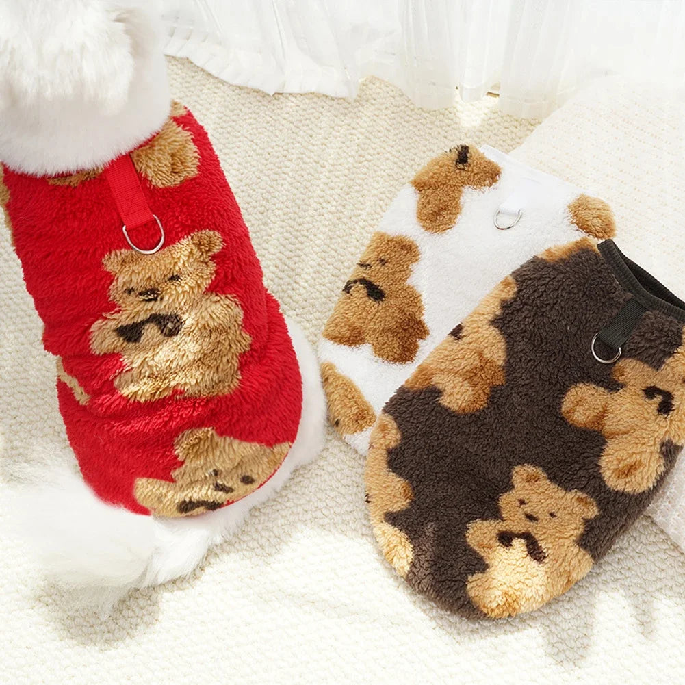 Casaco Peluciado para Cães Médios e Grandes | Roupa de Inverno Quentinha e Confortável