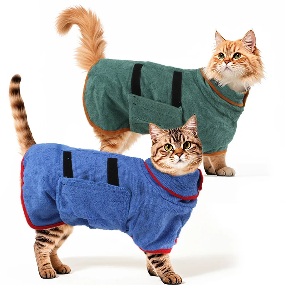 Roupão Super absorvente DryPet™ – Secagem Rápida, Conforto e Proteção para Seu Pet