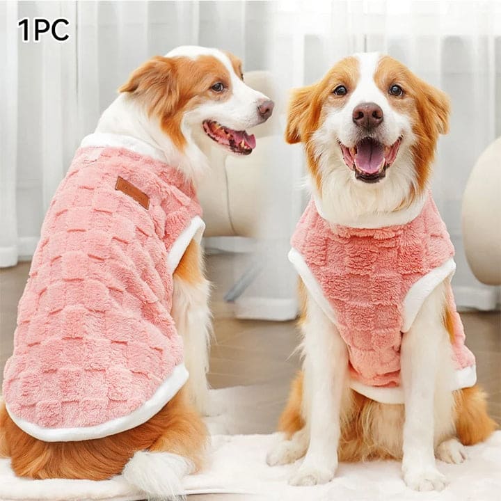 Colete de Pelúcia para Cães — Quentinho e Macio