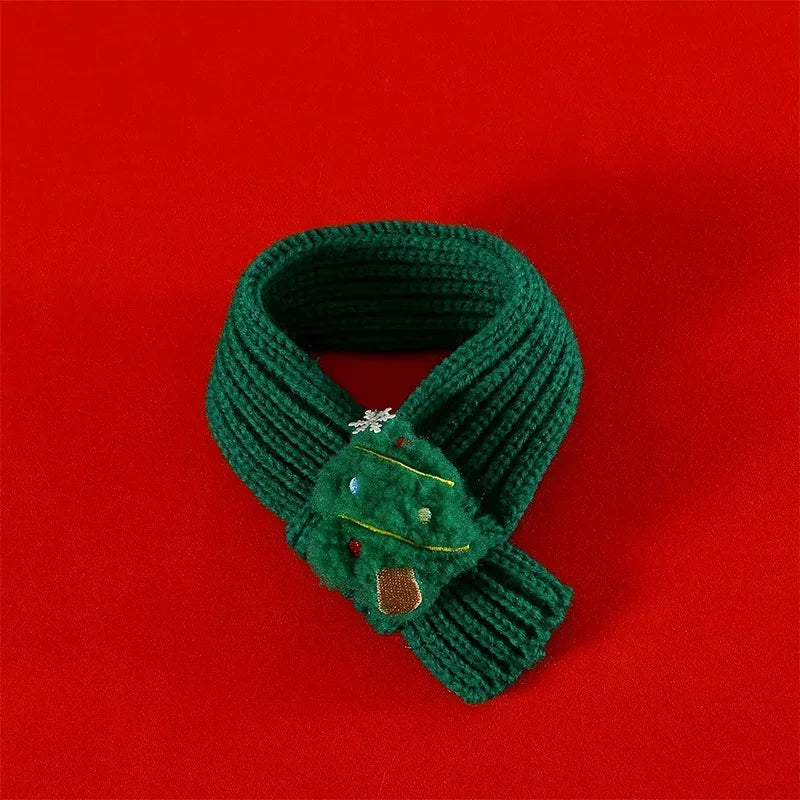 Cachecol Natalino Pet SnowScarf™ – Acessório Quentinho e Encantador! 🎄