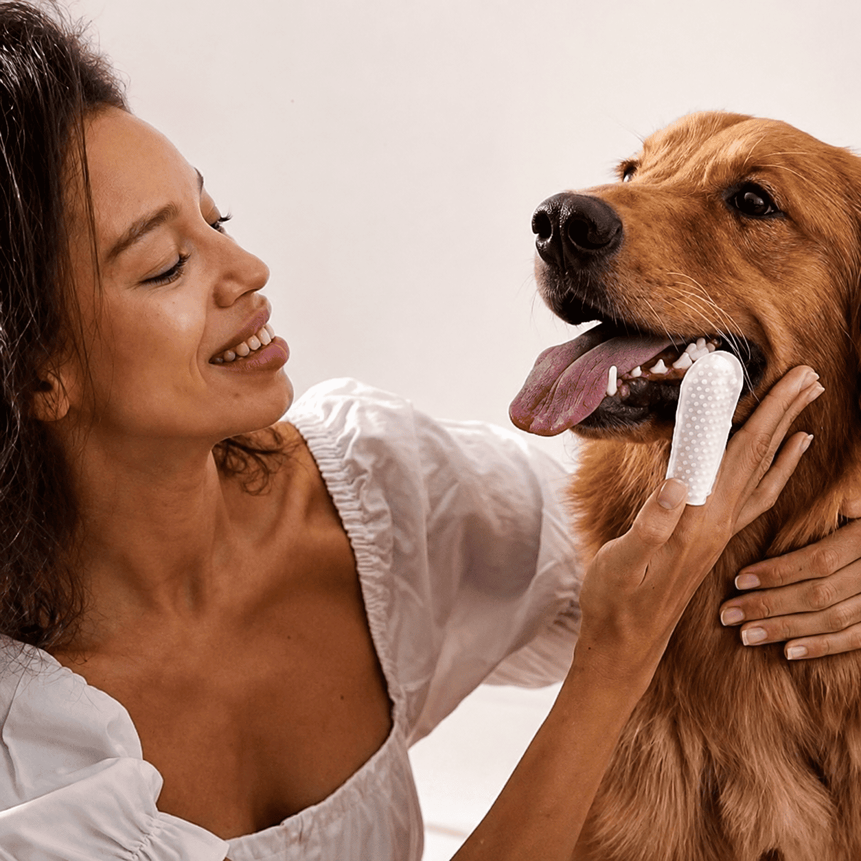 Lenços de limpeza odontológico para pets - Desenvolvido para pets que odeiam escova