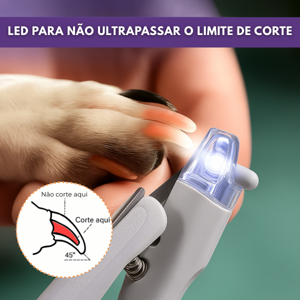 PetTrim™ – Corte Preciso e Seguro para Unhas de Pets