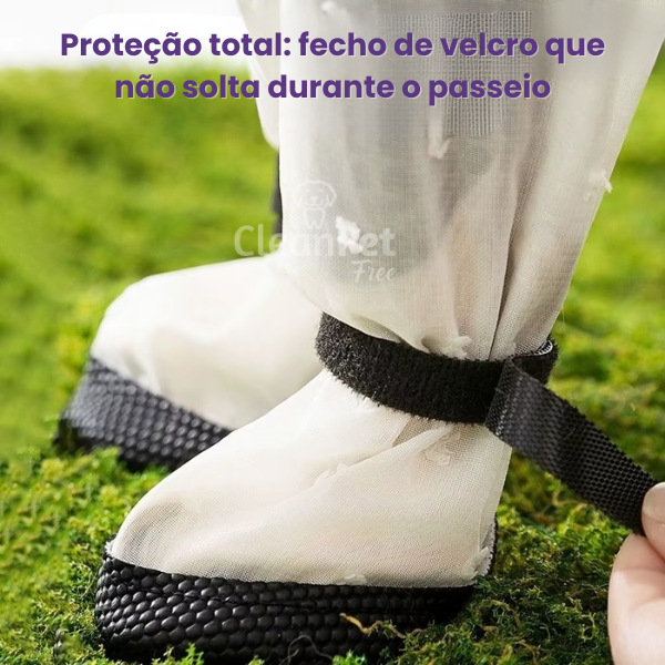 Roupinha anti sujeira com proteção para os pelos e patas