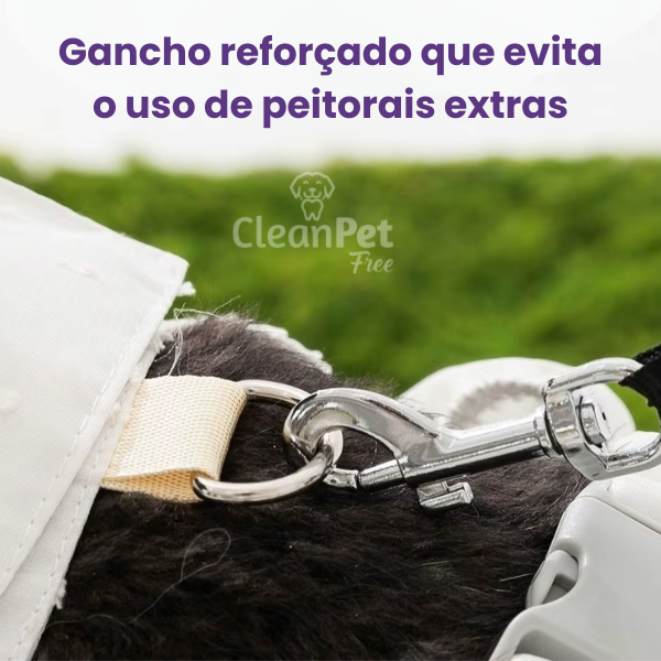 Roupinha anti sujeira com proteção para os pelos e patas